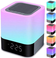 Night Light Bluetooth Speaker Alarm Clock - Smart Tech Shopping