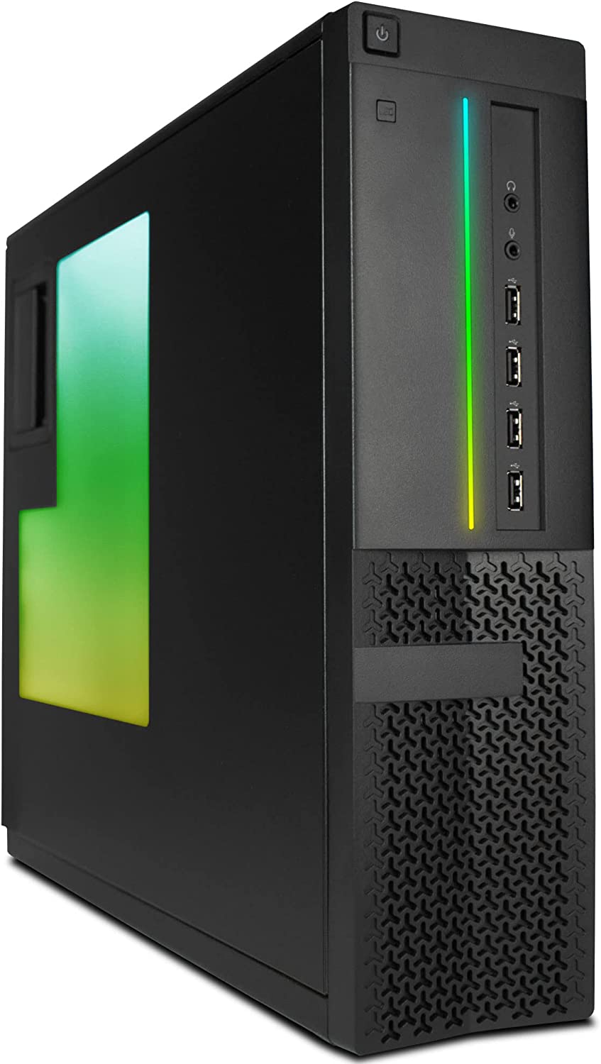 Dell Desktop Computer PC w/RGB Lighting | Intel Quad-Core i5 | 8GB DDR3 RAM, 500GB SSD + 1TB HDD Windows 10 (Renewed)