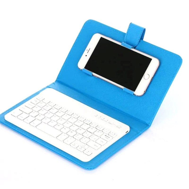 RD Portable PU Leather Wireless Keyboard Case for iPhone - Smart Tech Shopping