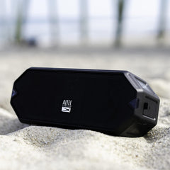 Altec Lansing HydraJolt Wireless Bluetooth Speaker, Waterproof , Built in Phone Charger and Lights, 16 Hours Playtime