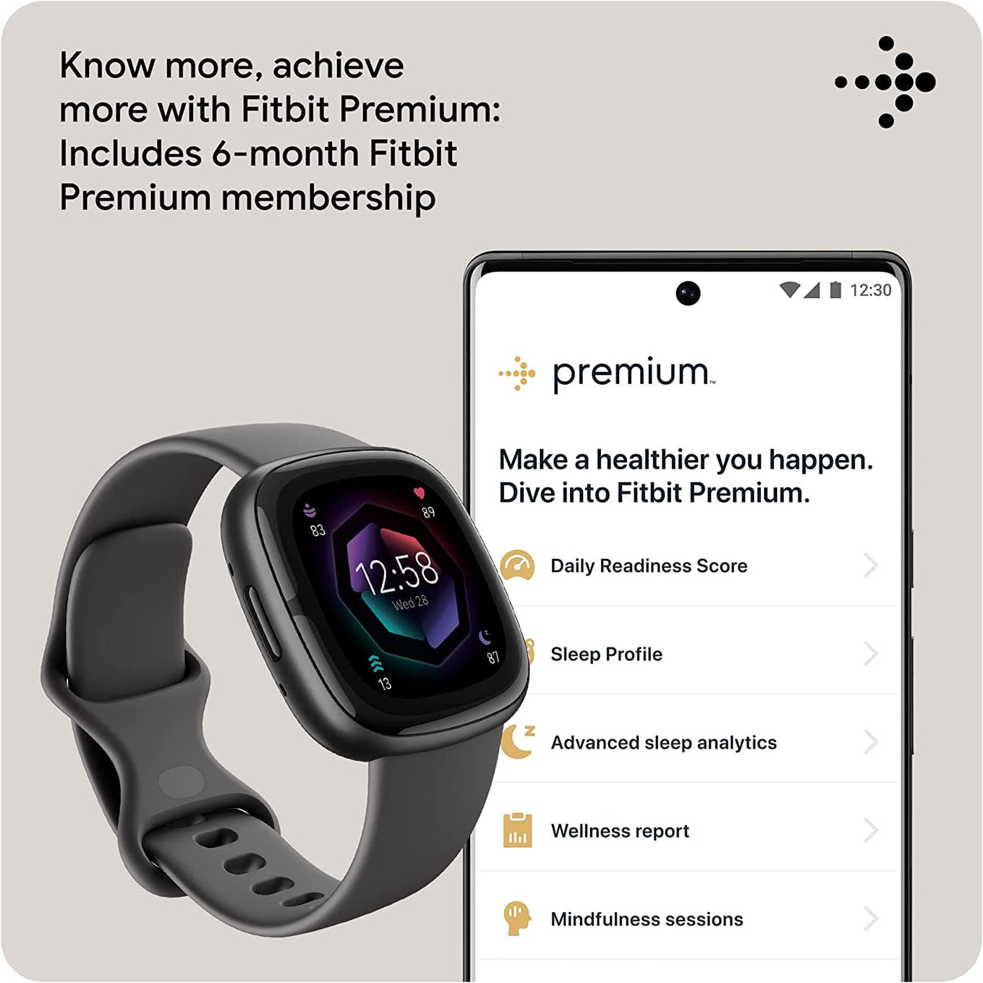Fitbit Sense 2 Advanced Health and Fitness Smartwatch - Smart Tech Shopping