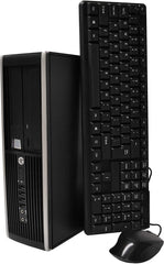 HP Elite Desktop PC Computer with Intel Core i5 3.1-GHz, 8 GB Ram ,1 TB Hard Drive,19 Inch LCD Monitor, Keyboard and  Mouse(Renewed)