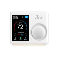 Vine TJ-610E Wi Fi 7 Day and 8 Period Programmable 5th Generation Smart Home Thermostat, Compatible with Amazon Alexa, Google Assistant, and Vine App - Smart Tech Shopping