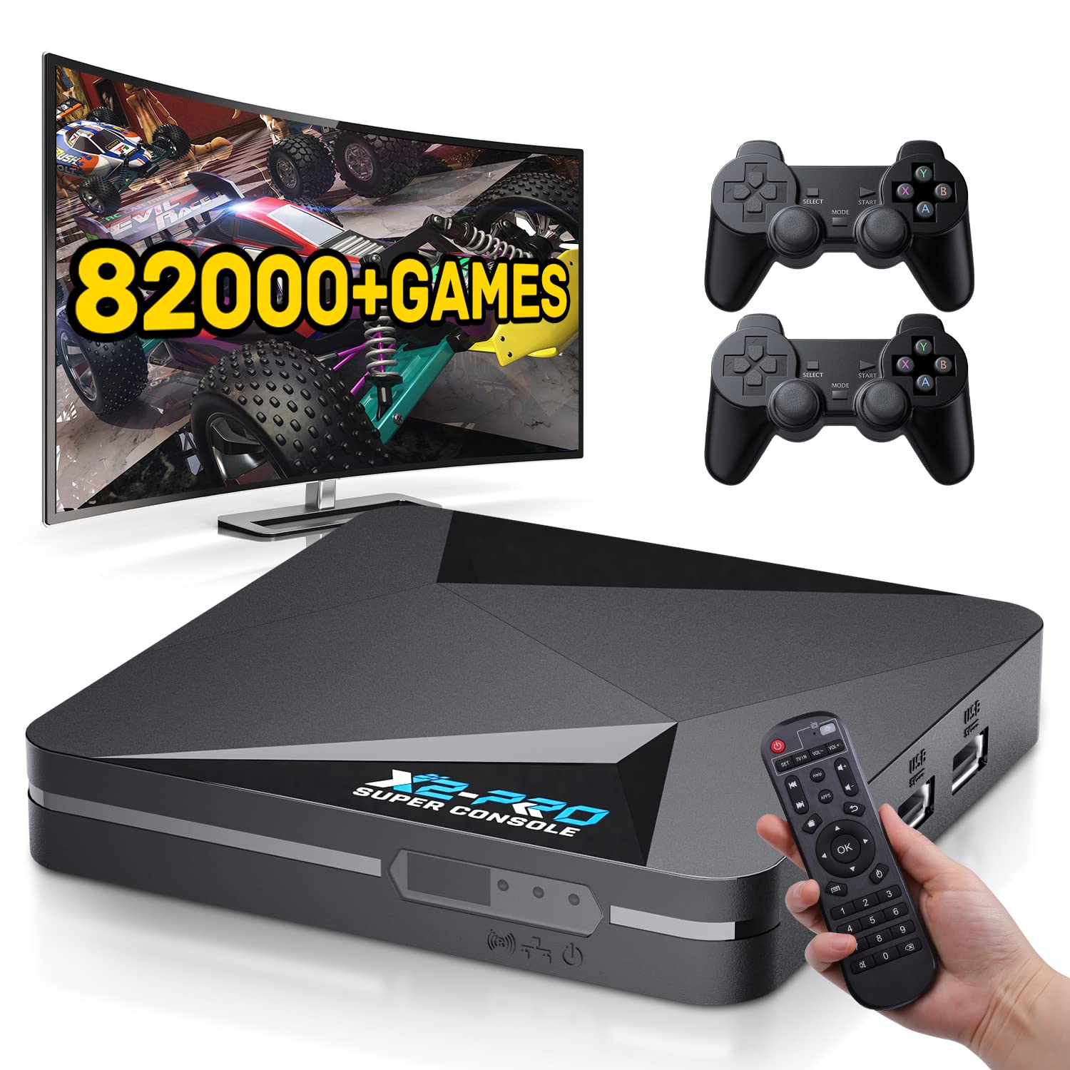 Kinhank Super Console X2 PRO - 82,000+ Retro Games - Smart Tech Shopping