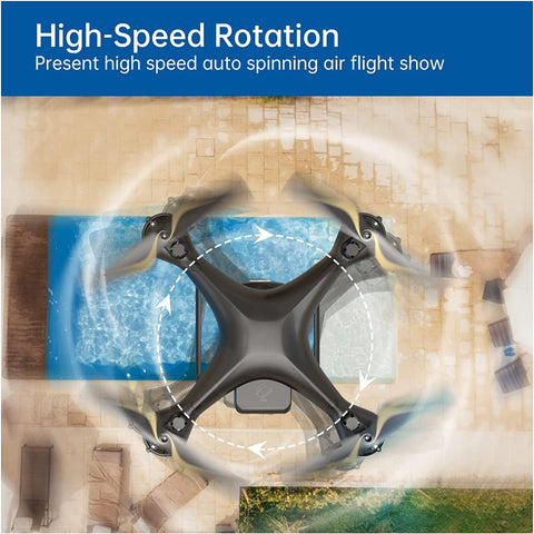 2.7K Camera Drone for Adults w/ Voice & Gesture Control - Beginner Friendly - Smart Tech Shopping