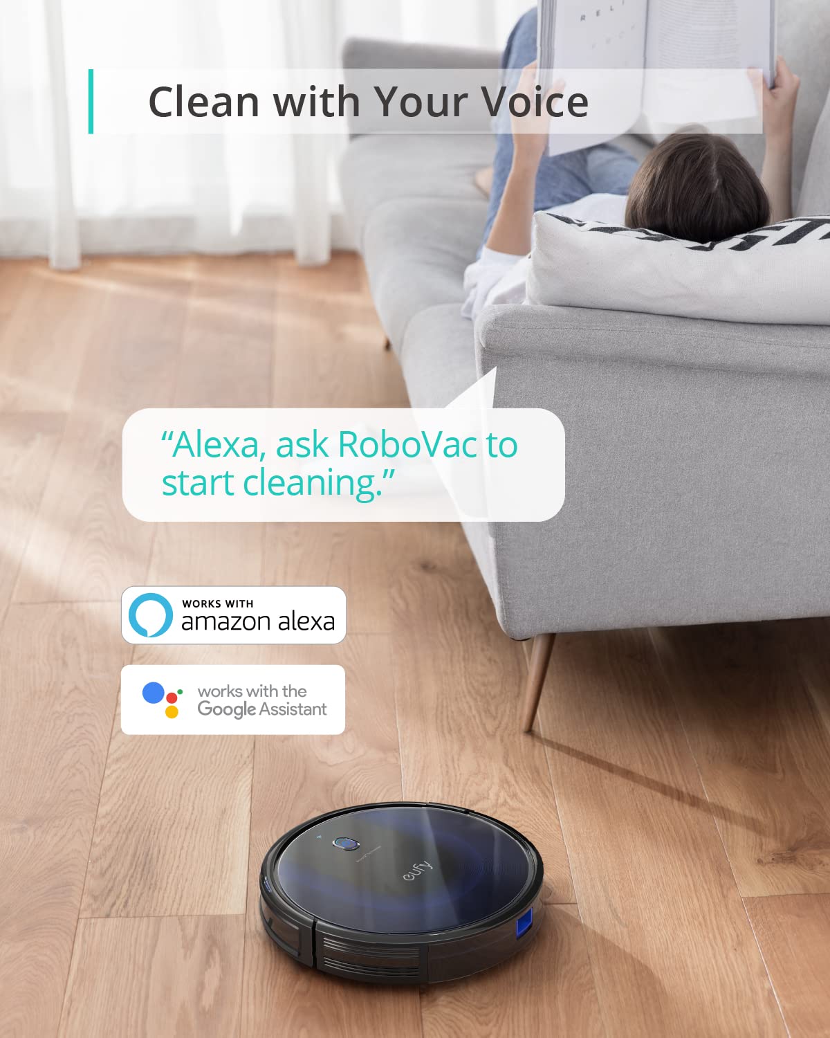 eufy BoostIQ RoboVac 15C MAX Robot Vacuum Cleaner, Wi-Fi Connected, Super Thin, Powerful Suction, Quiet, Self-Charging Robotic Vacuum Cleaner, Cleans Hard Floors to Medium-Pile Carpets