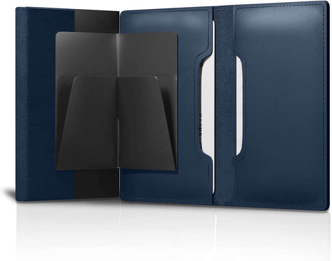 Anovus Cobalt Minimalist Pocket-Sized Genuine Leather Apple AirTag Wallet | Anovus Cobalt Apple AirTag Wallet | Smart AirTag Wallet | Accessory and Case for Apple Air Tag
