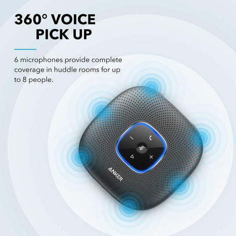 Anker PowerConf+: Enhanced Bluetooth Speakerphone for Home Office Conferencing