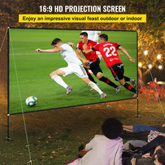 Projector Screen: Massive 180" Display, 4K Ultra HD, Portable & Easy Setup