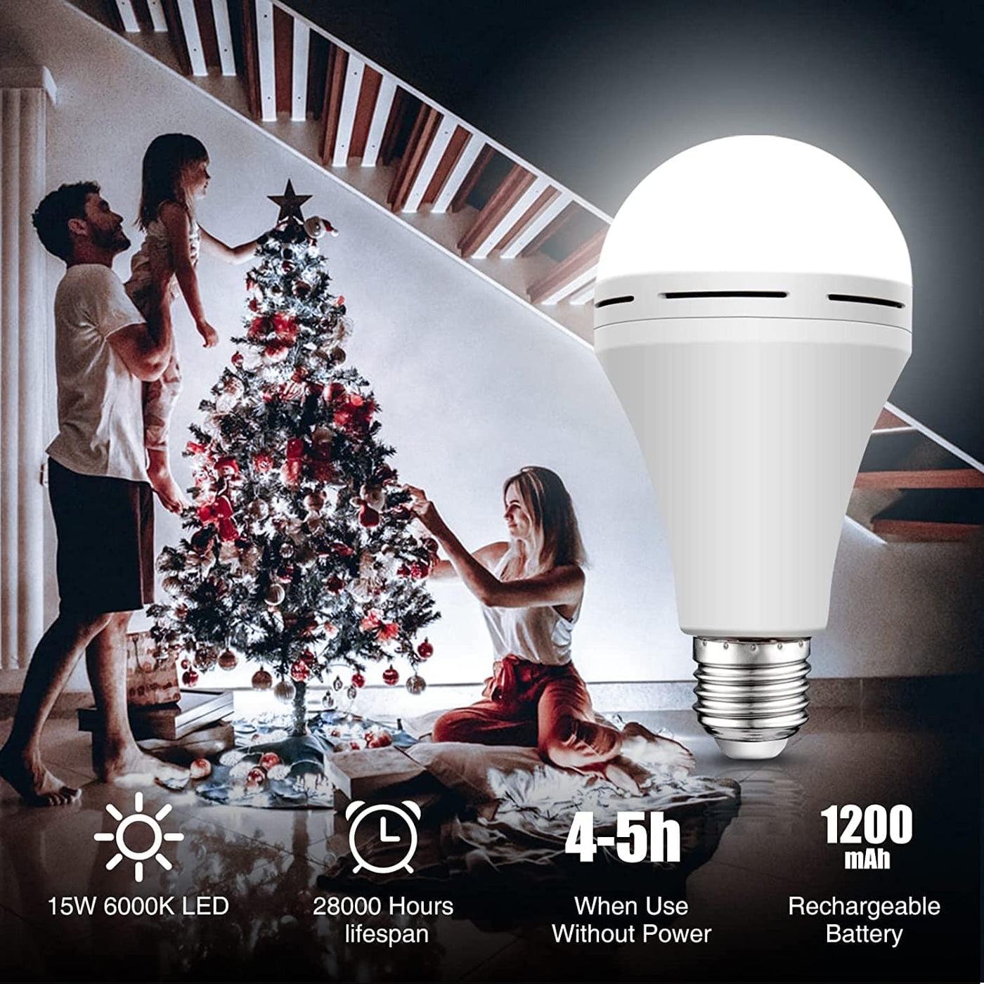 Neporal Emergency Rechargeable Light Bulbs - Smart Tech Shopping