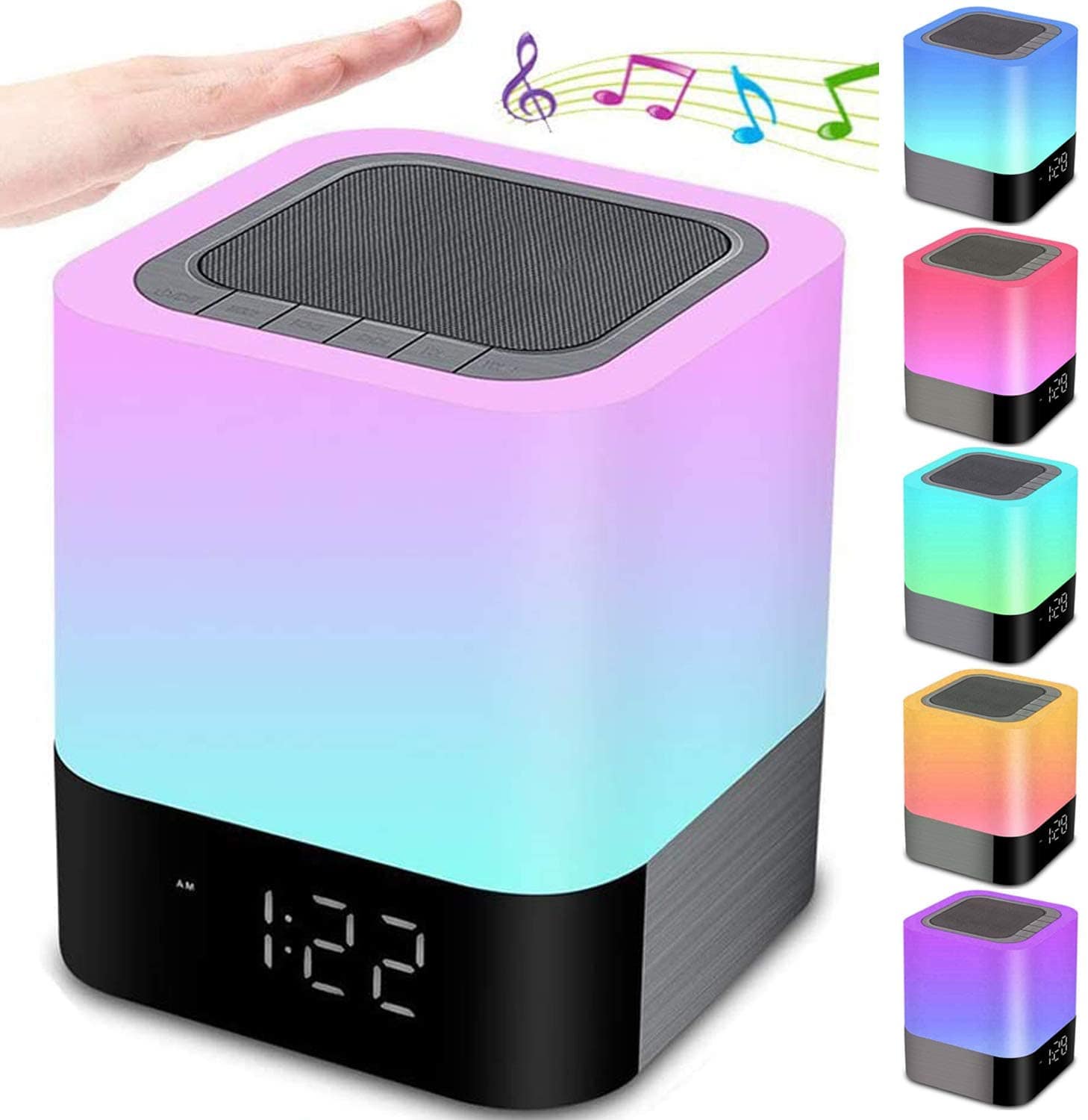 Night Light Bluetooth Speaker Alarm Clock - Smart Tech Shopping