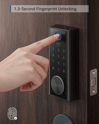eufy Security Smart Lock Touch, Fingerprint Scanner, Keyless Entry Door Lock - Smart Tech Shopping
