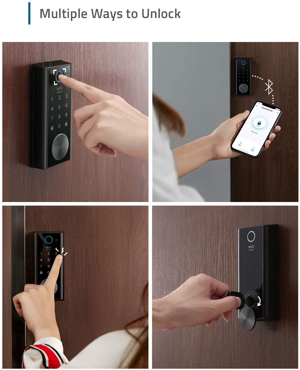 eufy Security Smart Lock Touch, Fingerprint Scanner, Keyless Entry Door Lock - Smart Tech Shopping