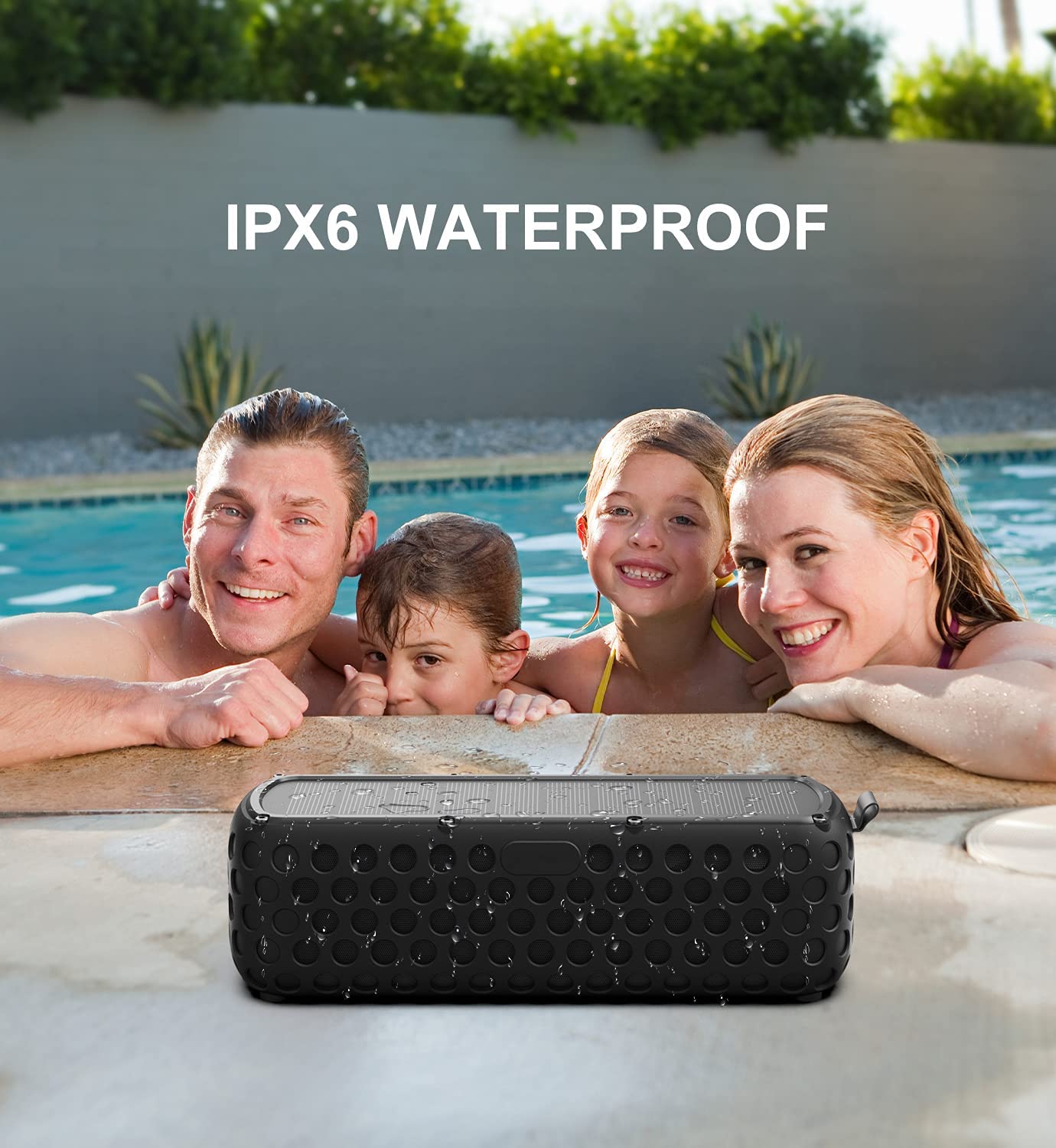 Solar Bluetooth Speaker with Waterproof and Wireless - Smart Tech Shopping