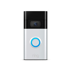 Ring Video Doorbell - 1080p HD video, improved motion detection, easy installation – Satin Nickel Satin Nickel with $10 Echo Show 5 - Smart Tech Shopping