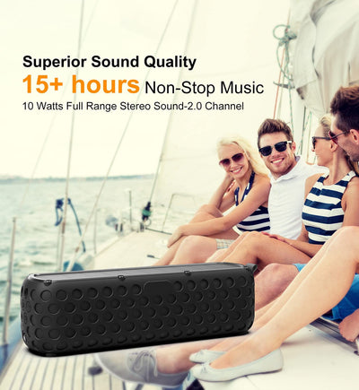 Solar Bluetooth Speaker with Waterproof and Wireless - Smart Tech Shopping