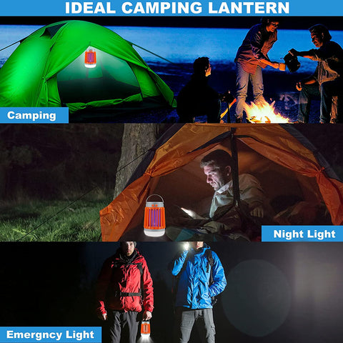 Night Cat Bug Zapper Camping Lamp Flashlight 3 in1 LED Light - Smart Tech Shopping