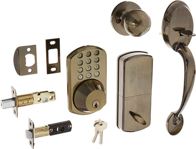 MiLocks BTF-02AQ Digital Deadbolt Door Lock and Passage Handle - Smart Tech Shopping