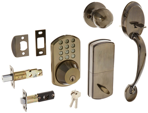 MiLocks BTF-02AQ Digital Deadbolt Door Lock and Passage Handle - Smart Tech Shopping