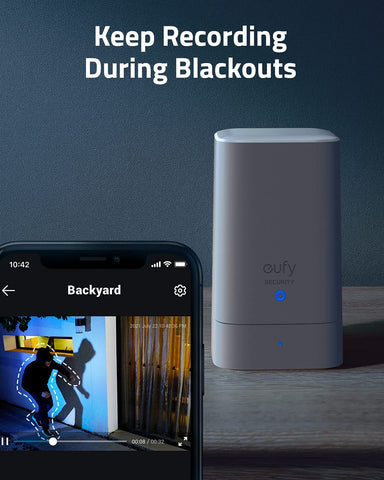 eufy Backup Battery for HomeBase 2, Continuous Power Supply in Power Outages and Emergencies, Backup Battery for eufy Security System, Compatible with eufy Homebase 2, Extra Battery and Protection