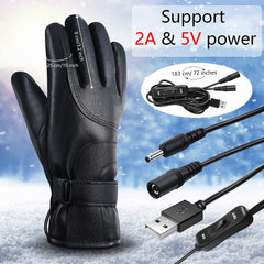 Unisex USB Heated Touch Screen Heating Waterproof Gloves Electric For Outdoor activities - Smart Tech Shopping