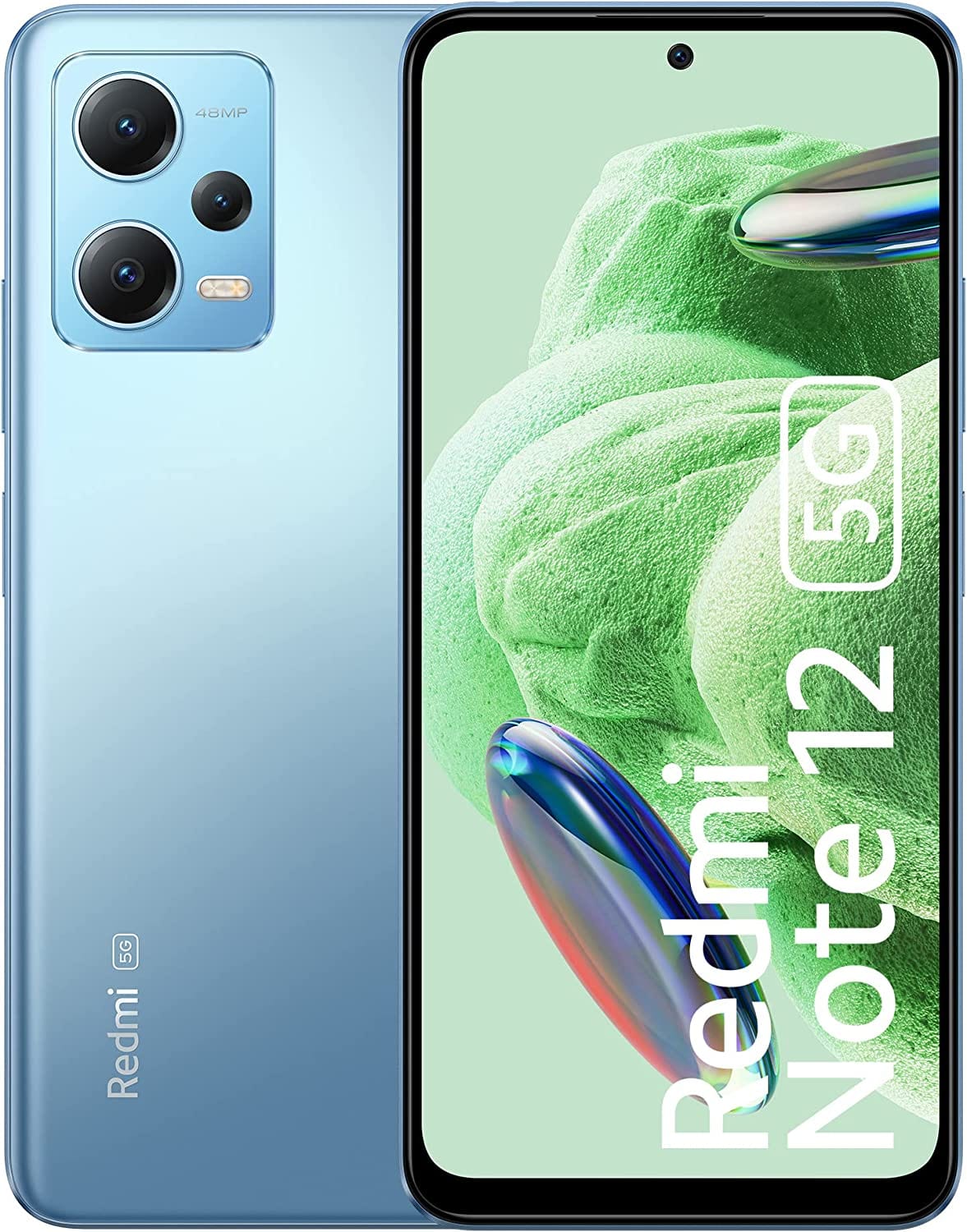 Redmi Xiaomi Note 12 5G (128GB + 6GB)  Smart Phone with 48MP Triple Camera - Smart Tech Shopping