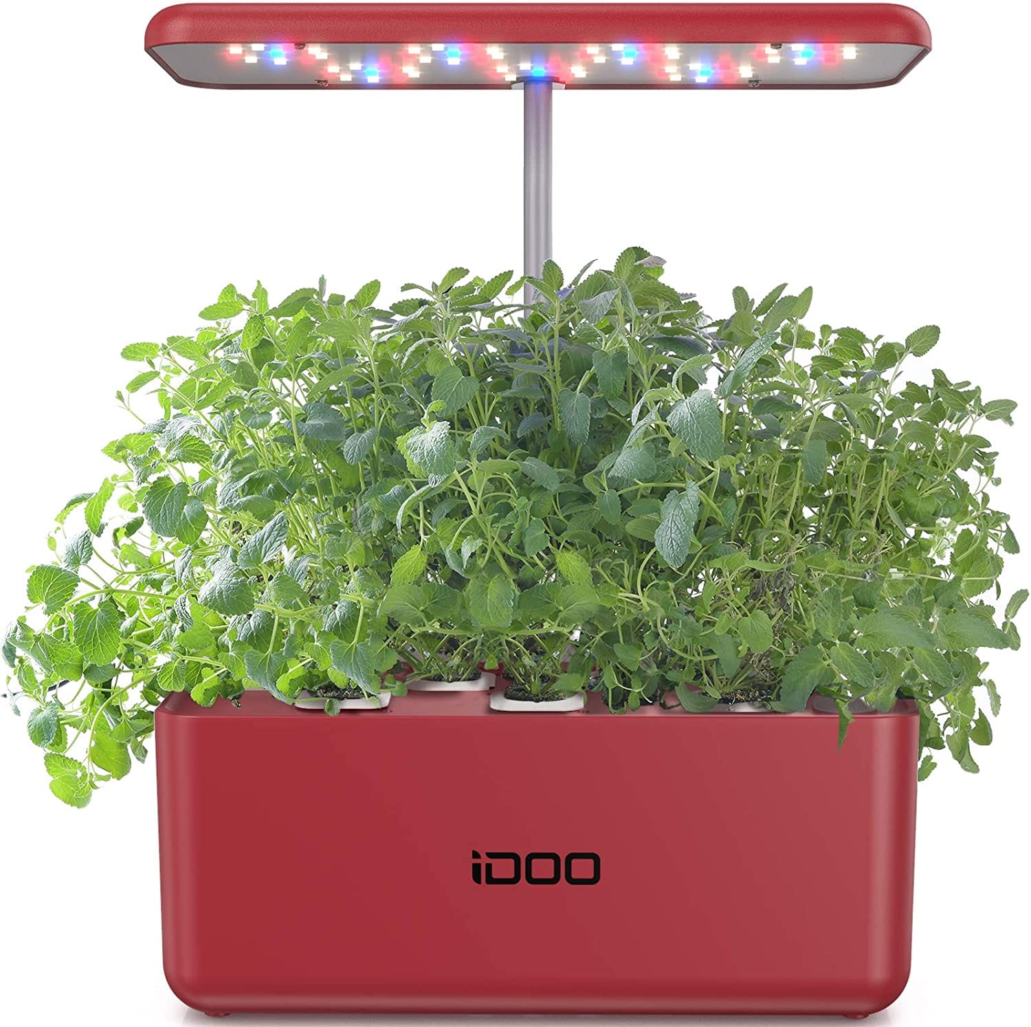 iDOO Hydroponics Growing System, Indoor Garden Starter Kit with LED Grow Light, Automatic Timer Germination Kit, Height Adjustable (7 Pods) 7-Pods White - Smart Tech Shopping