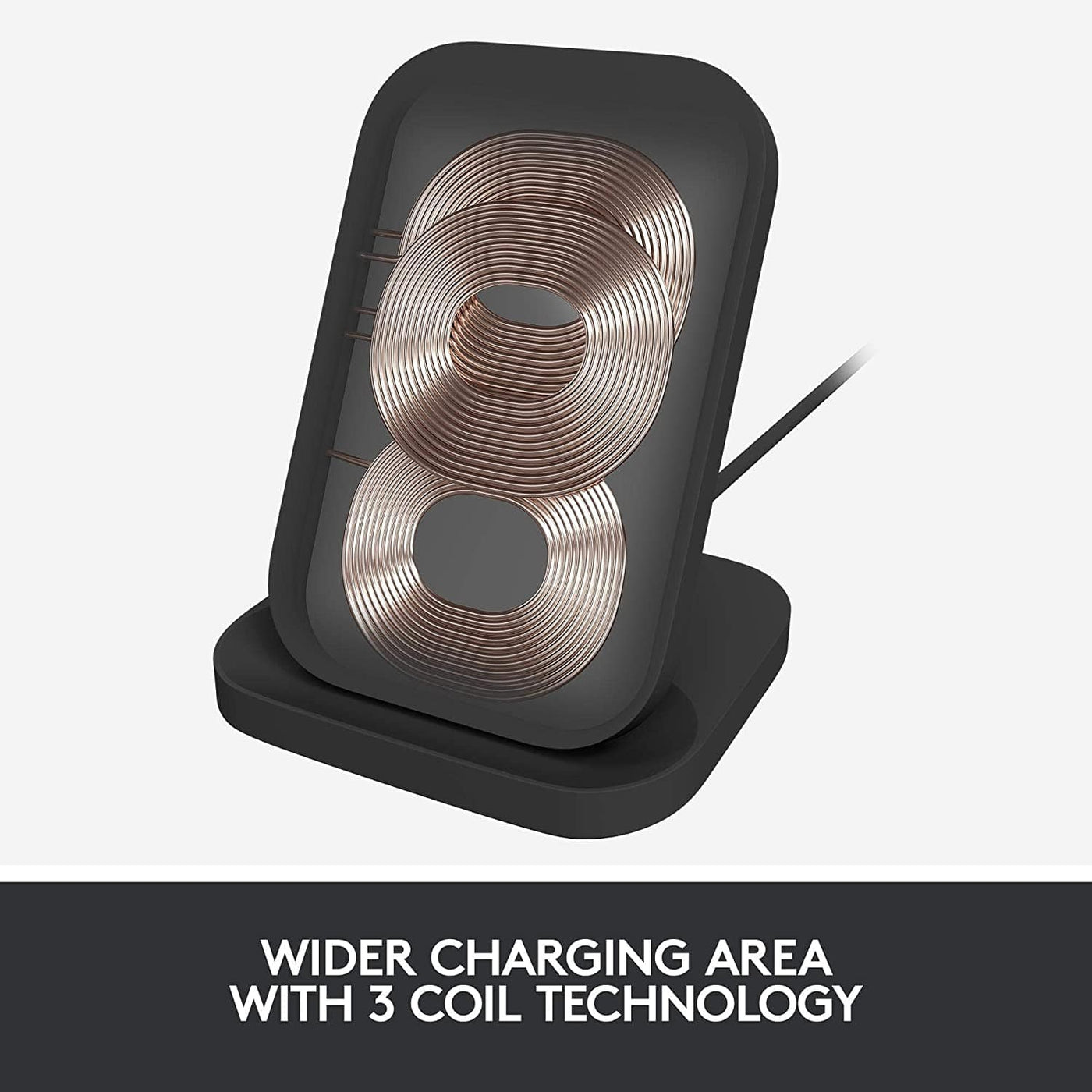 Logitech 10W Wireless Charging Stand - Charging iPhone, Samsung, LG, Google & More - Smart Tech Shopping