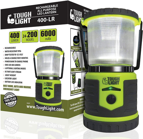 Tough Light 400-LR, USB Rechargeable Camping Lantern - Smart Tech Shopping