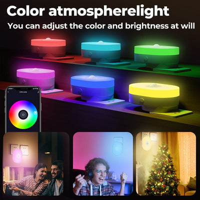 WiFi Tuya Smart Led Night Light With PIR Motion Sensor and Voice for Alexa