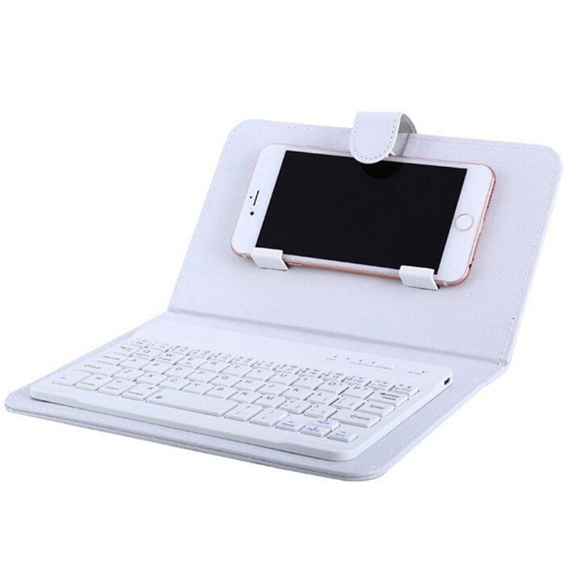 RD Portable PU Leather Wireless Keyboard Case for iPhone - Smart Tech Shopping