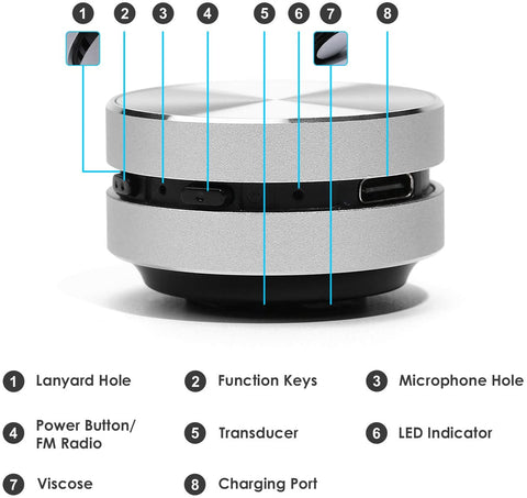 Dura Mobi Wireless Hummingbird Sound Box Bluetooth Portable Speaker - Smart Tech Shopping