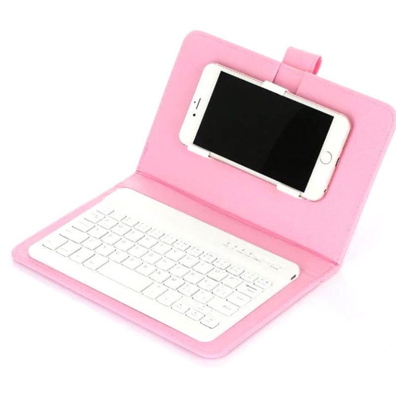 RD Portable PU Leather Wireless Keyboard Case for iPhone - Smart Tech Shopping