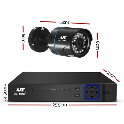 UL Tech 1080P 4 Channel HDMI CCTV Security Camera - Smart Tech Shopping