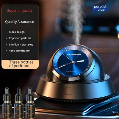 Intelligent Clock Car Air Freshener Aromatherapy Instrument perfume