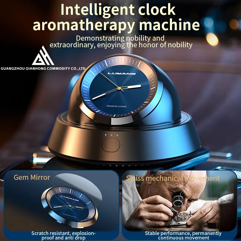 Intelligent Clock Car Air Freshener Aromatherapy Instrument perfume