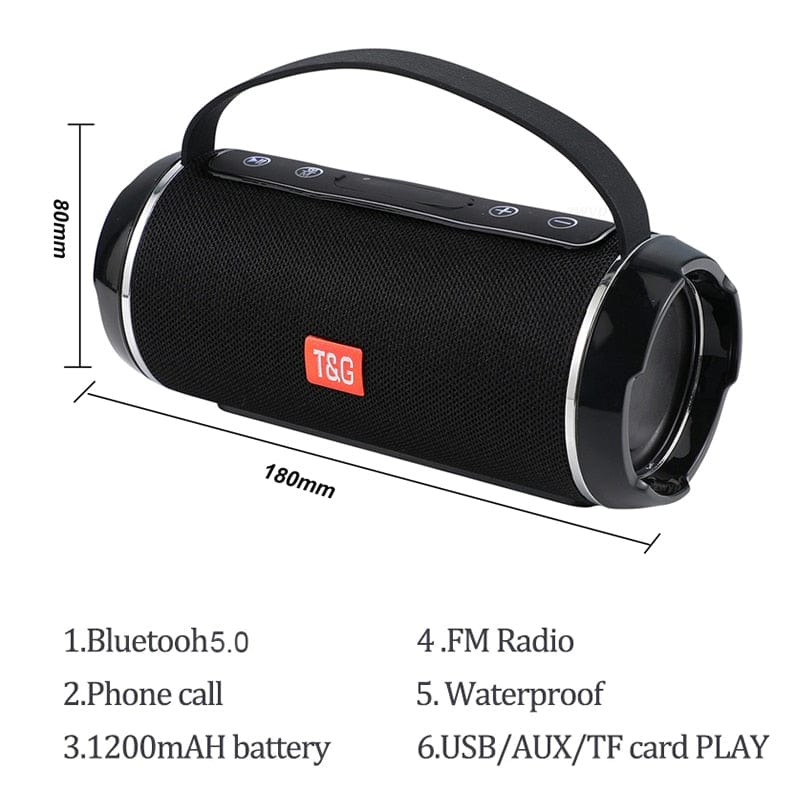 TG116C 40W TWS Outdoor Waterproof Portable High Power Bluetooth Speaker - Smart Tech Shopping