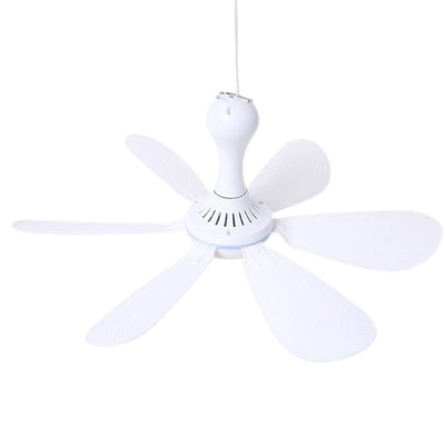 AC 220V 20W 6 Leaves 16.5" Ceiling Fan with 1.8m Cord