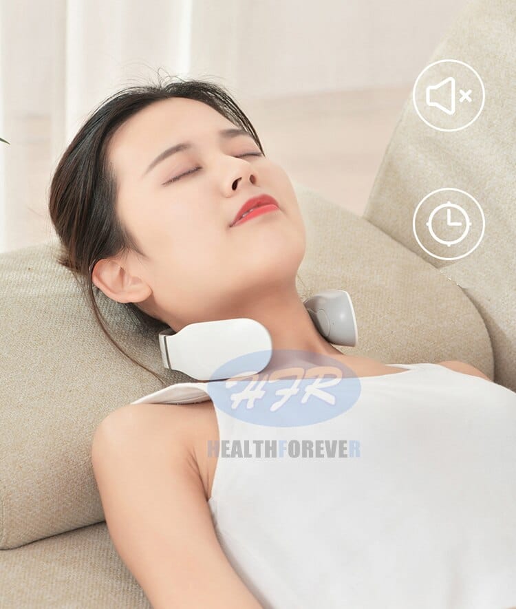 Multifunctional Neck Vibration Intelligent Hot Compress Rechargeable Pulse Neck Massager