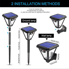 Solar Garden Light with Remote Control for Versatile Lighting