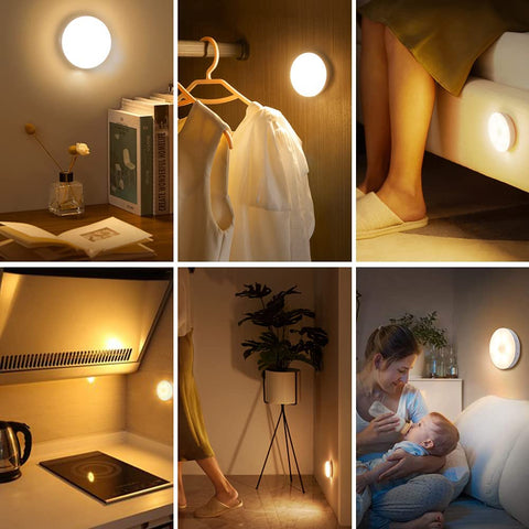 Rechargeable Motion Sensor Night Light for Bedroom and Bathroom - Smart Tech Shopping