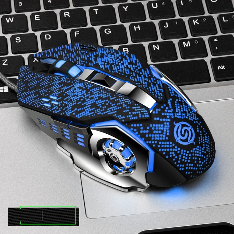 K-snake Wired Gaming Mouse, 4 Grades Max 3200 DPI 6 Buttons Gaming Mouse - Smart Tech Shopping