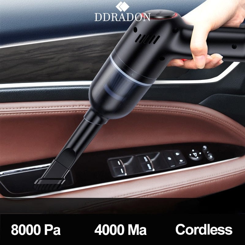 DDRADON 8000Pa, Cordless Car Vacuum Cleaner - Smart Tech Shopping