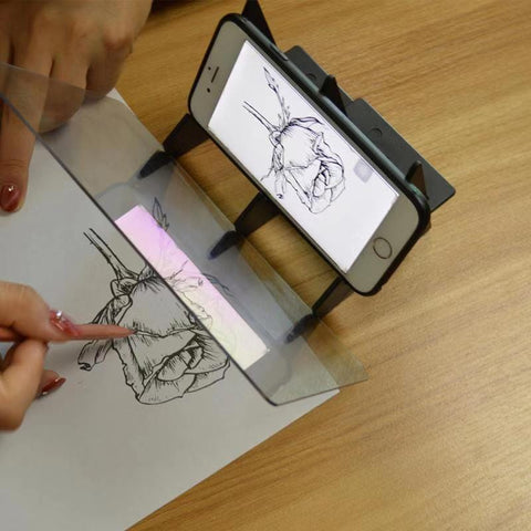 Optical Drawing Board - Painting Tracing Drawing Projector with LED Light
