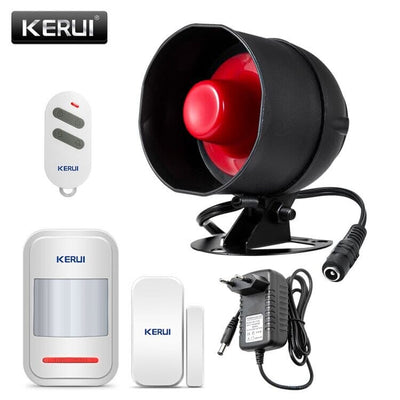 KERUI Cheap Upgraded Standalone Wireless Home Security Alarm System Kit With Siren Horn Motion Detector