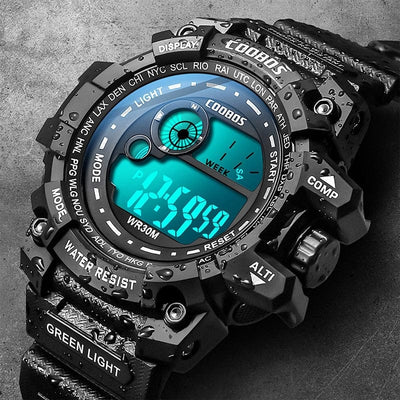 COOBOS Military Wrist Watch, Men's Sport Watch - Smart Tech Shopping