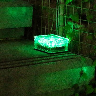 Solar Brick Ice Cube Light for Outdoor Pathway Decoration