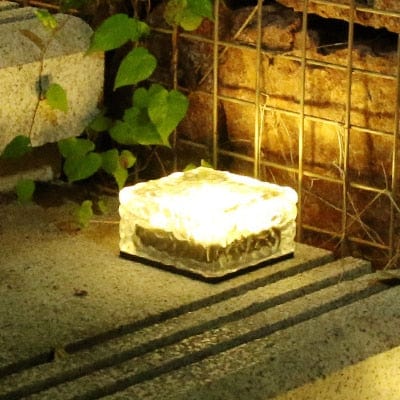 Solar Ice Cube Lights for Walkways & Gardens