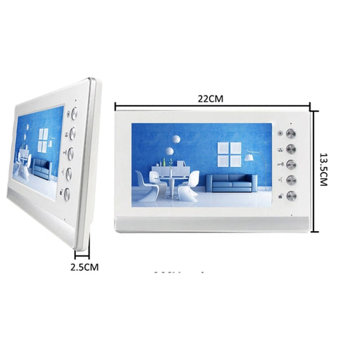 7 Inch Video Waterproof Phone Intercom Doorbell System with Camera 1000TVL - Smart Tech Shopping