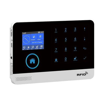 PGST PG103 TUYA WIFI GSM Wireless Home Security With Fire Smoke Detector, Remote Control Alarm System